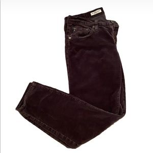 BOGO AG gray corderoy Jeans - slim straight leg